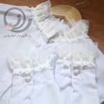 ست یقه ایستاده و ساق دست طرح شاپرک - Image 5