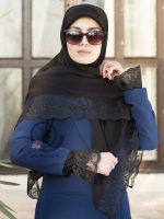 ست روسری و ساقدست طرح مجلسی ارگانزا - Image 3