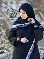 ست روسری و ساق دست پولکی - Image 4