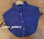 ست یقه مردانه و ساق دست تک دکمه خالدار - Image 3