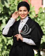 ست یقه مردانه و ساق دست تک دکمه خالدار