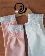 ساق دست عروس پرنسسی  تور و مرواریدی - Image 2