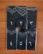 یقه حجاب نگینی ریون مشکی رازگالری - Image 3