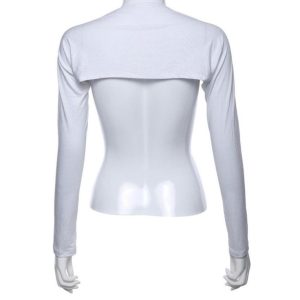 ساق دست متصل سفید از پشت