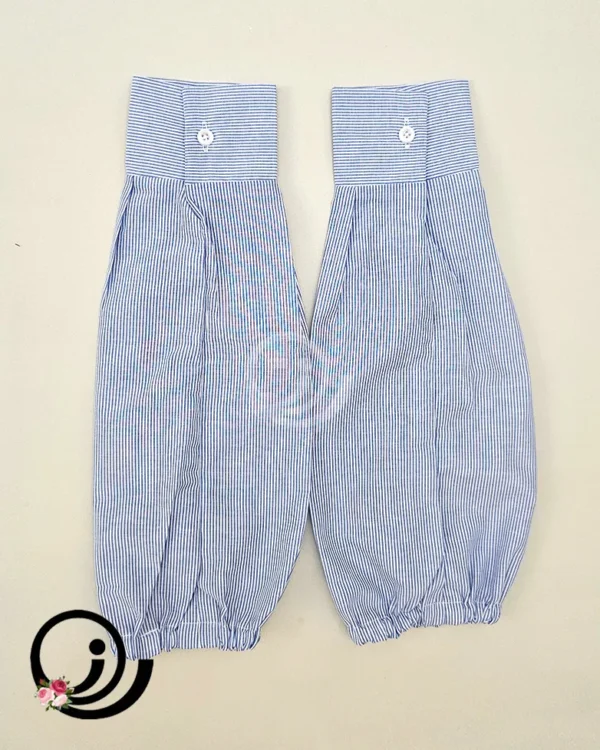 تصویر کامل ساق دست راه راه آبی