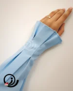 ساق دست مجلسی پیلی دار آبی