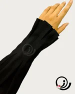 ساق دست مجلسی پیلی دار مشکی