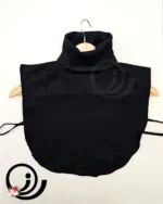 رنگ مشکی یقه اسکی فیک