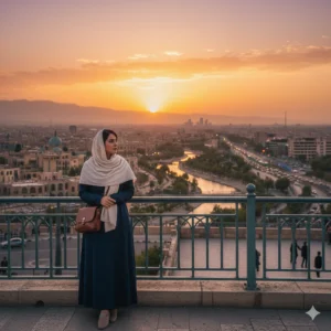 خانمی با استایل زیبا