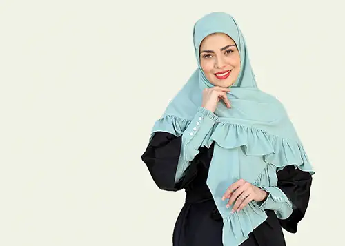 ست روسری و ساق دست