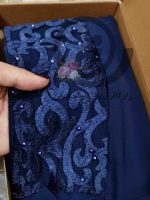 گیپور مرواریدی سرمه‌ای