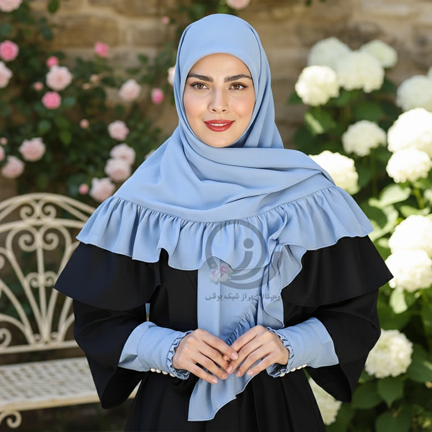 روسری خنک آبی