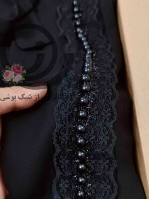 هدشال تل مرواریدی مشکی آندیا