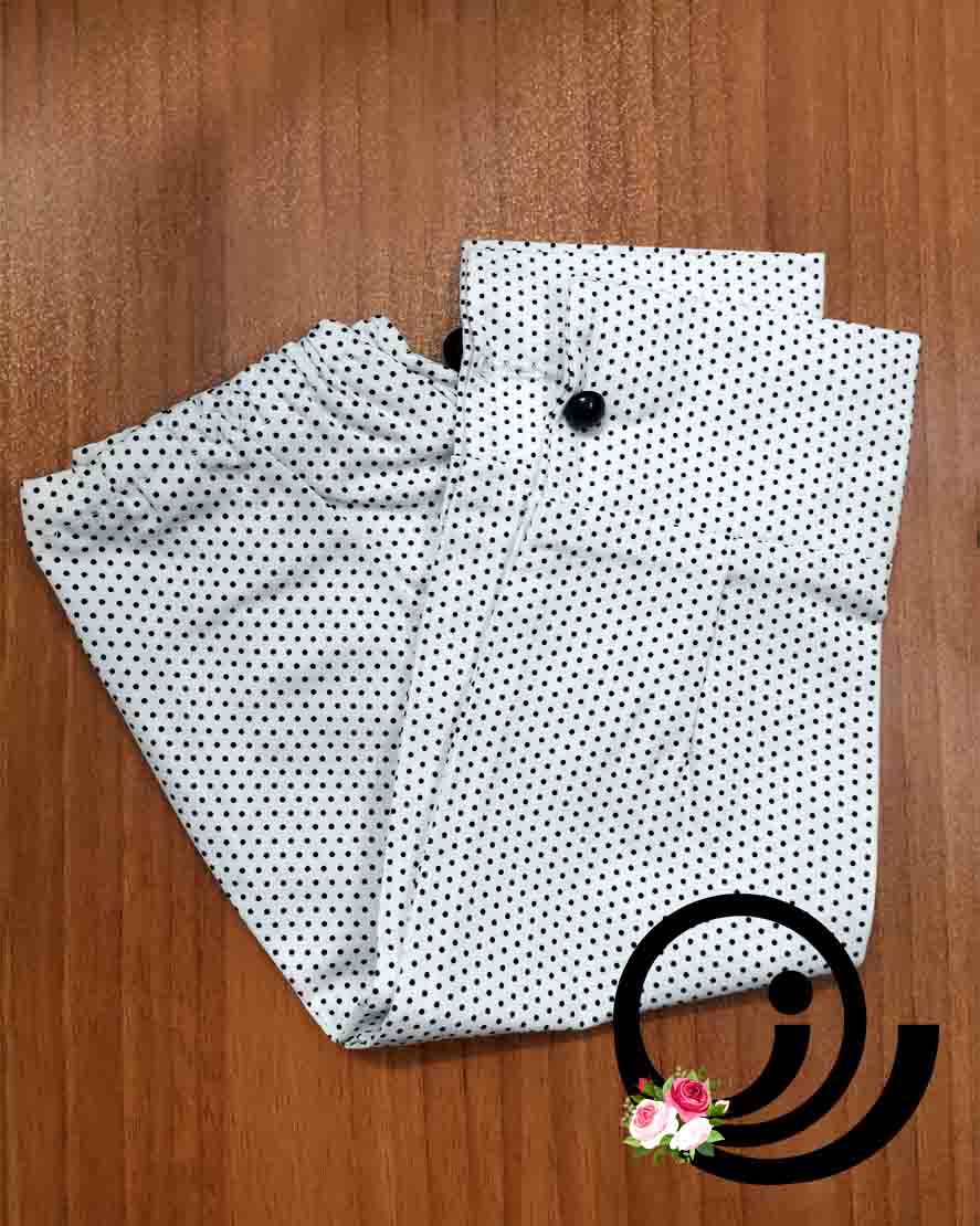 ست روسری نخی و ساق دست و هدبند مشکی خالخالی - Image 3