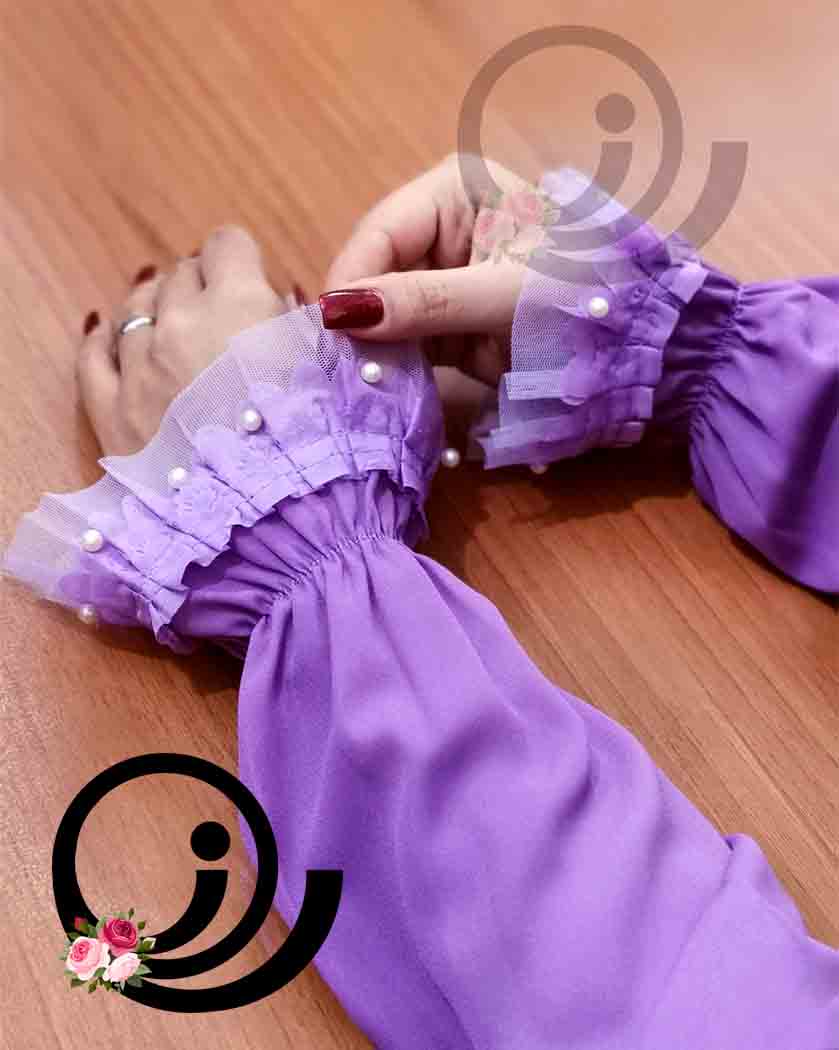 ساق دست چیندار شاپرک بنفش