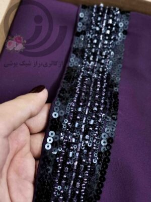 هدشال منجوق و ملیله ای بادمجانی آرشیدا