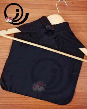 یقه حجاب نگینی ریون مشکی