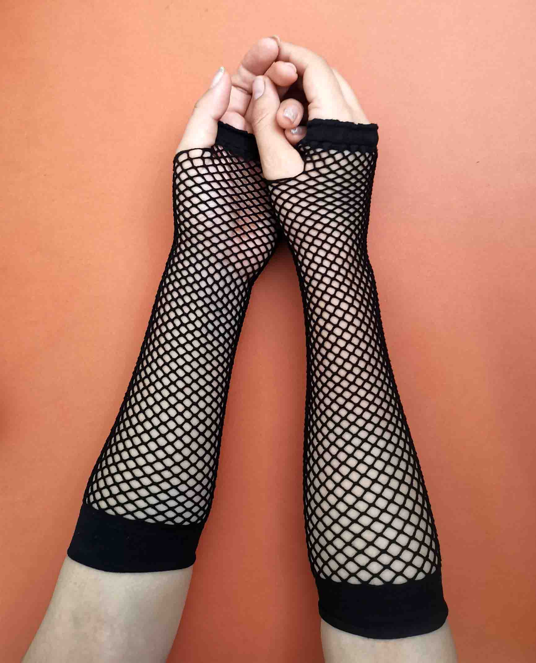 ساقدست توری مشکی فیشنت انگشتی - Image 2