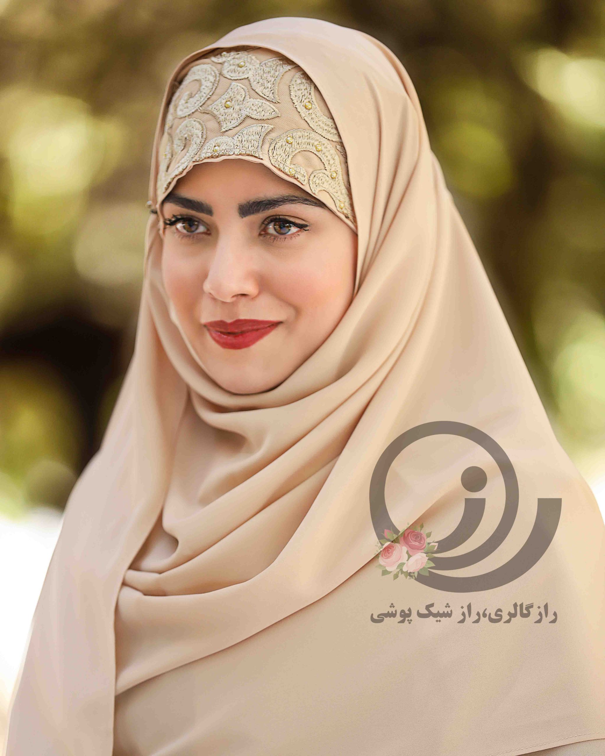 هدشال گیپور مرواریدی کرم-طلایی