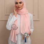 شال سنتی صورتی روشن