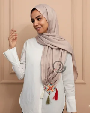 شال سنتی اپلیکه کالباسی روی سر