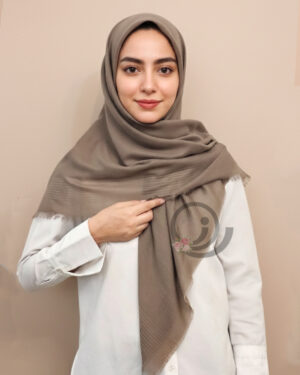 رنگ نسکافه ای روسری قواره 120